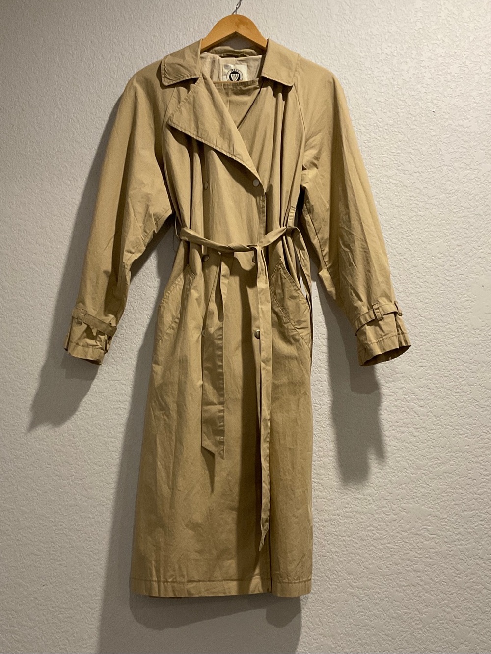 Urban Outfitters Beige Longline Trench Coat